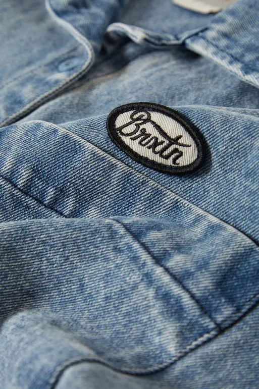Brixton Utopia Light Blue Denim Overshirt