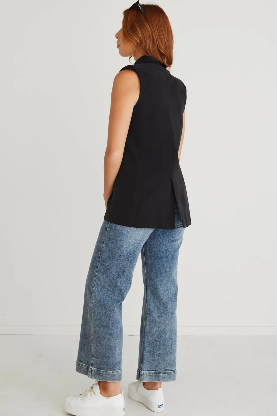 Stories be Told Vancouver Black Soft Touch Longline Vest