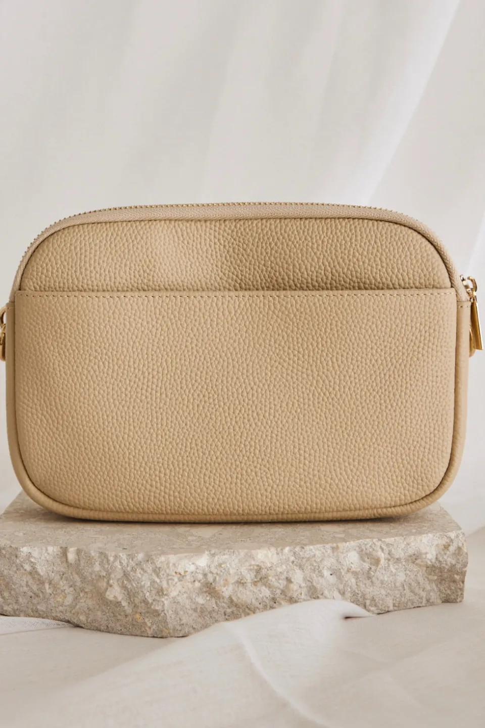Among the Brave Venice Shell Leather Double Pouch Bag