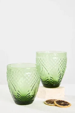 French Country Vintage Green Tumbler