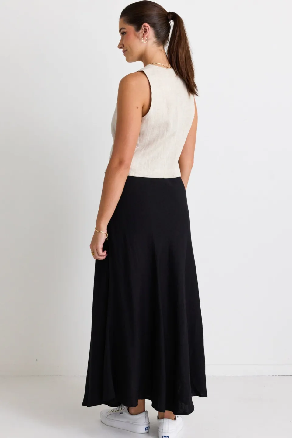 RE:UNION Label Virgo Natural Linen Vest