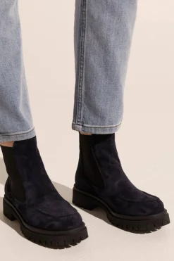 Zoe Kratzmann Vixen Blue Suede Chelsea Low Boot