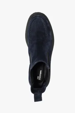 Zoe Kratzmann Vixen Blue Suede Chelsea Low Boot
