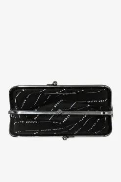Status Anxiety Volatile Black Clip Purse