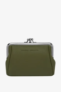 Status Anxiety Volatile Khaki Clip Purse