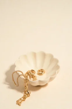 Flo's Home Wave Matte Ivory Dipping Bowl