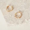 Humble + Heart Wavey Hoop Gold Earrings