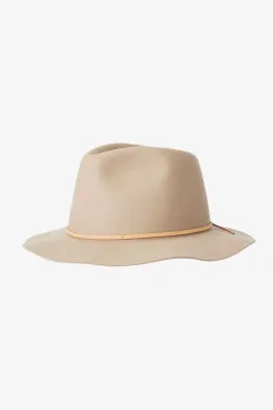 Brixton Wesley Light Tan Fedora