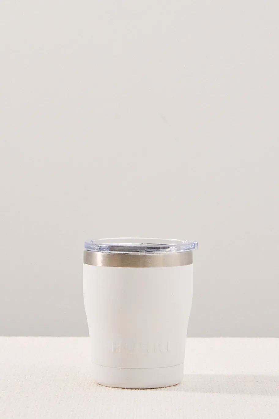Huski White Short Tumbler 2.0