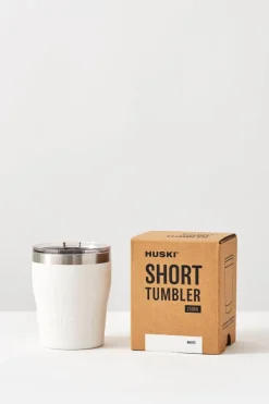 Huski White Short Tumbler 2.0