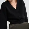 Among the Brave Wholesome Black Chunky Knit Cardigan