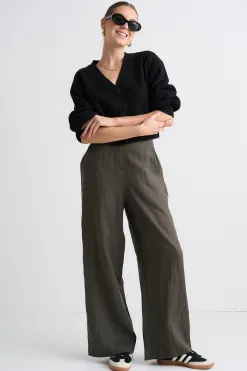Among the Brave Wholesome Black Chunky Knit Cardigan