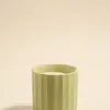 Flo's Home Wide Rib Sage Ceramic Scented Candle