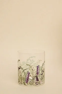 Nel Lusso Wildflower Old Fashioned Print Glass Each