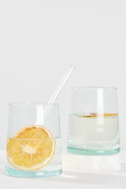 Beldi Wine Glasses Clear Blue Large 250ml