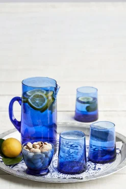 Beldi Wine Glasses Cobalt Blue Large 250ml