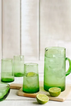 Beldi Wine Glasses Green Champagne Beer 350ml