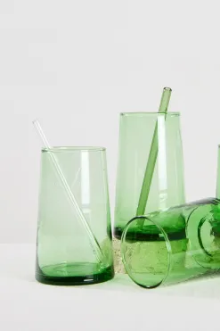 Beldi Wine Glasses Green Champagne Beer 350ml