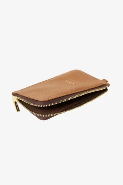 Saben Winona Card Holder Tan Leather