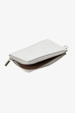 Saben Winona Silver Crinkle Card Holder