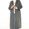 Huffer Wolf Granite Longline Coat
