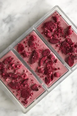 House of Chocolate Worlds 4th Chocolate RUBY Freeze Dried Plum + Raspberry Bar