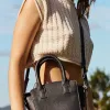 Status Anxiety Worst Behind Us Black Leather Bag