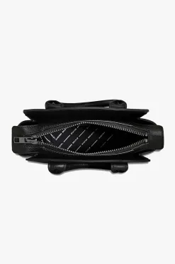 Status Anxiety Worst Behind Us Black Leather Bag