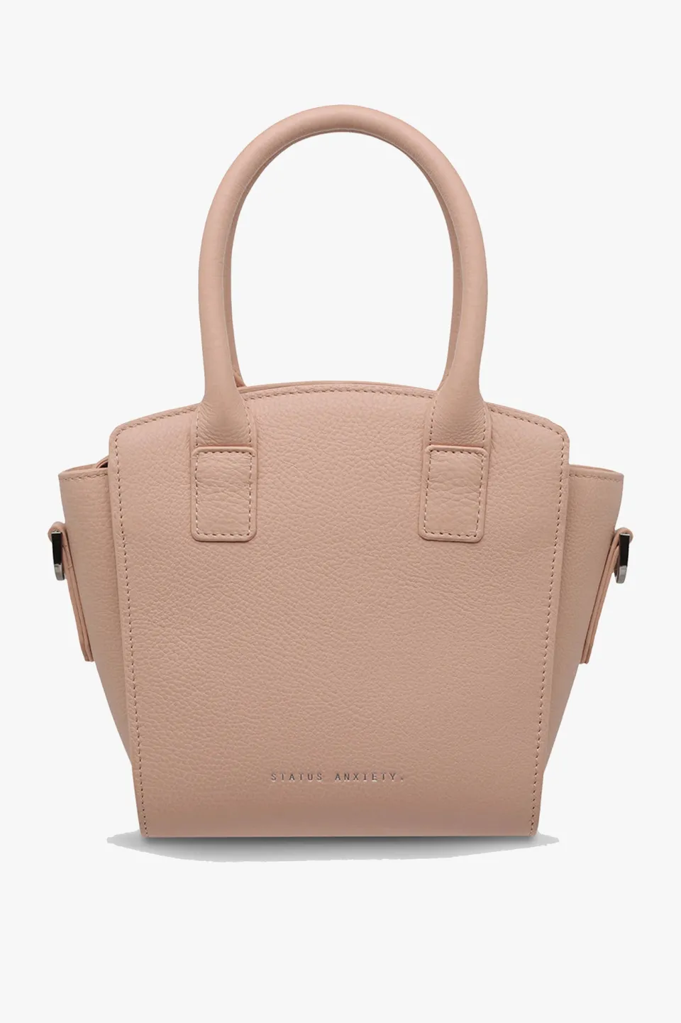 Status Anxiety Worst Behind Us Dusty Pink Leather Bag