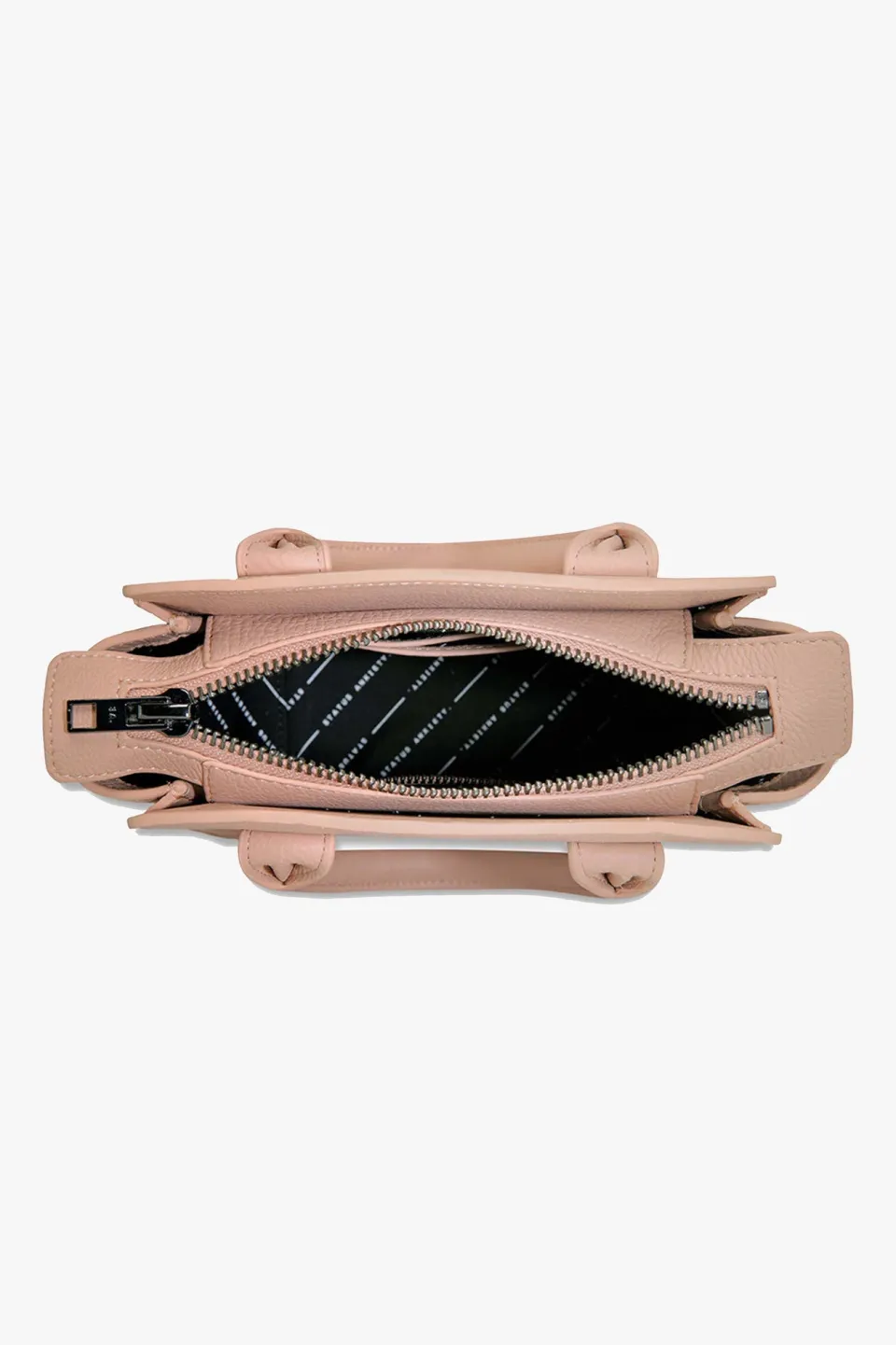Status Anxiety Worst Behind Us Dusty Pink Leather Bag