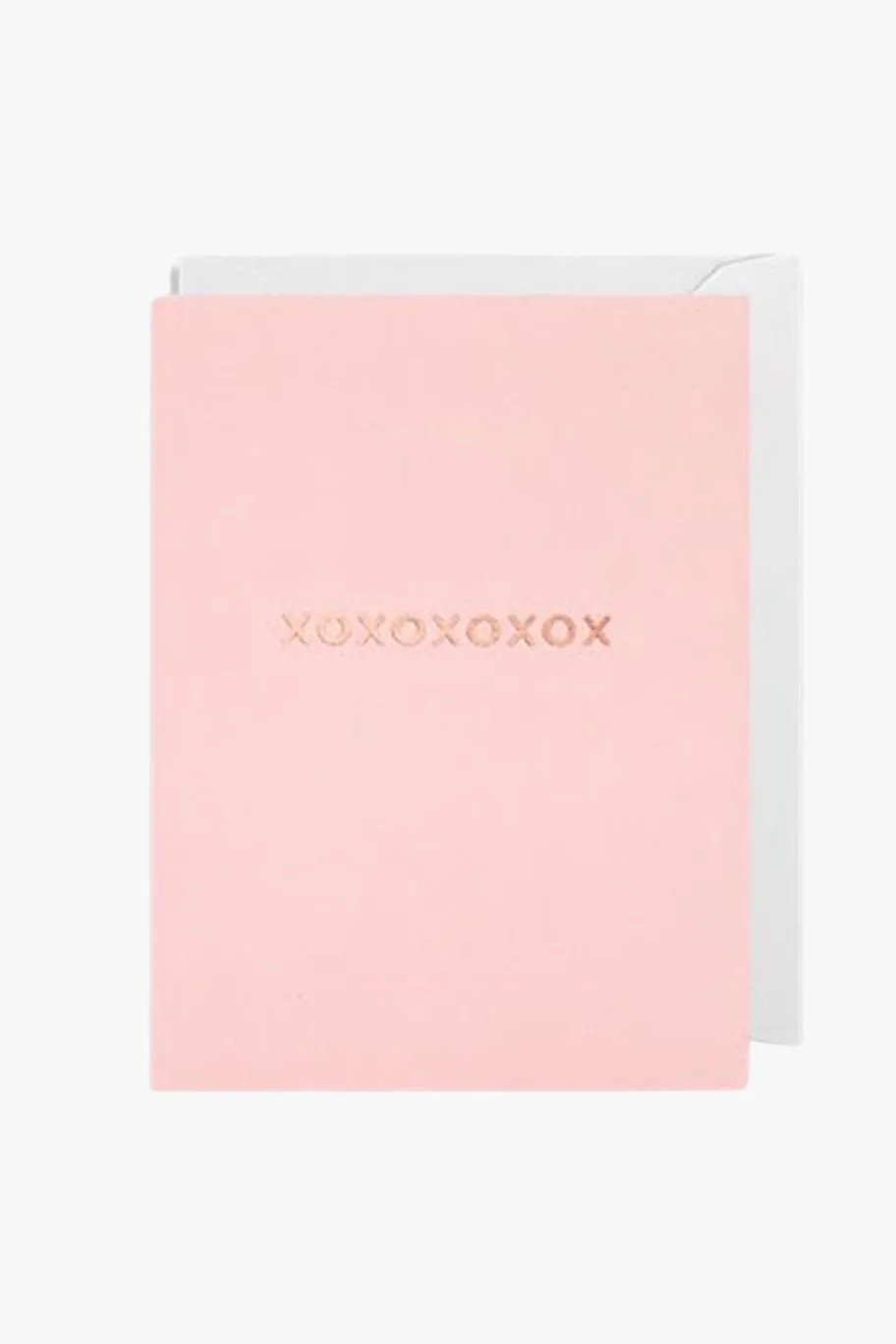 Oxted XOXOXO Pink Small Greeting Card