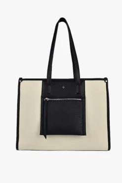 Peta + Jain Yana Natural Contrast Canvas Tote Bag