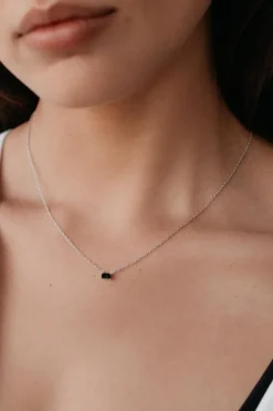 Sophie You Rock Black Silver EOL Necklace