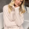 Among the Brave Zealous Oat Marle Roll Neck Super Soft Knit Jumper