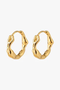 Pilgrim Zion Gold EOL Twist Hoop Earring